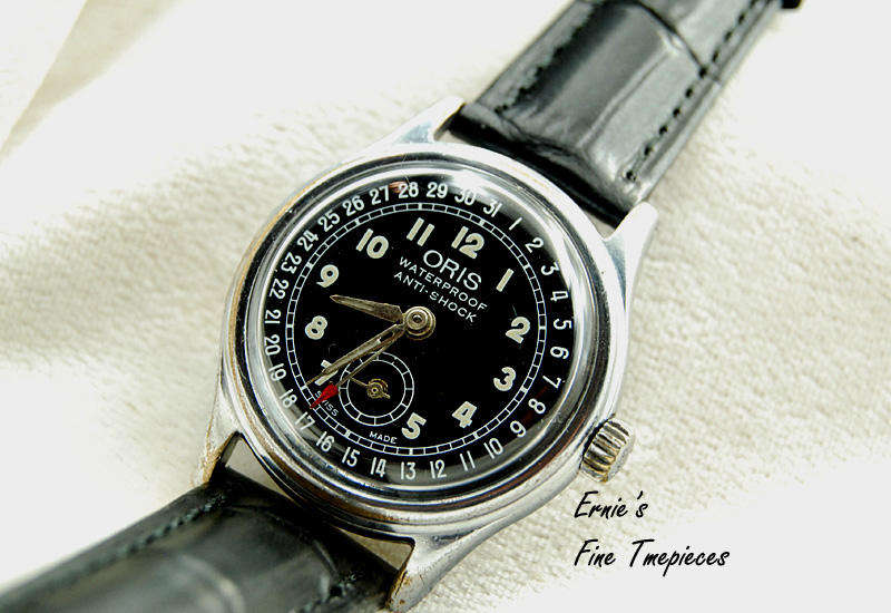 Rare Vintage, Oris Pointer Date Cal. 583 from the 50's, Serviced