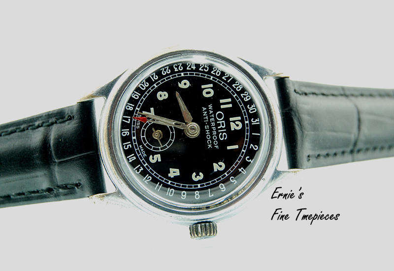 Rare Vintage, Oris Pointer Date Cal. 583 from the 50's, Serviced