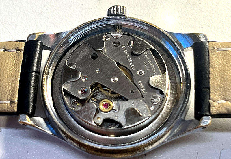 Rare Vintage, Oris Pointer Date Cal. 583 from the 50's, Serviced