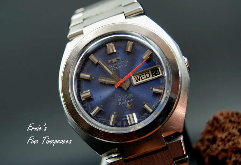 Vintage Technos Eliwa Kaiser, Automatic Men's Watch, Serviced