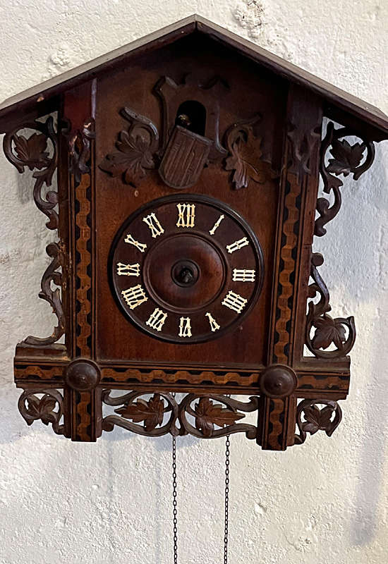 RARE Antique G.H.S. Cuckoo Clock circa 1900 for repairs or spares