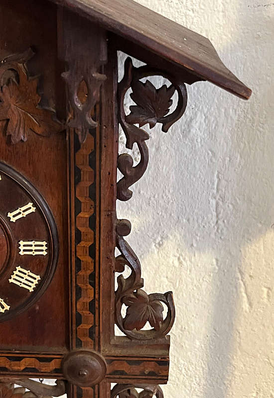 RARE Antique G.H.S. Cuckoo Clock circa 1900 for repairs or spares