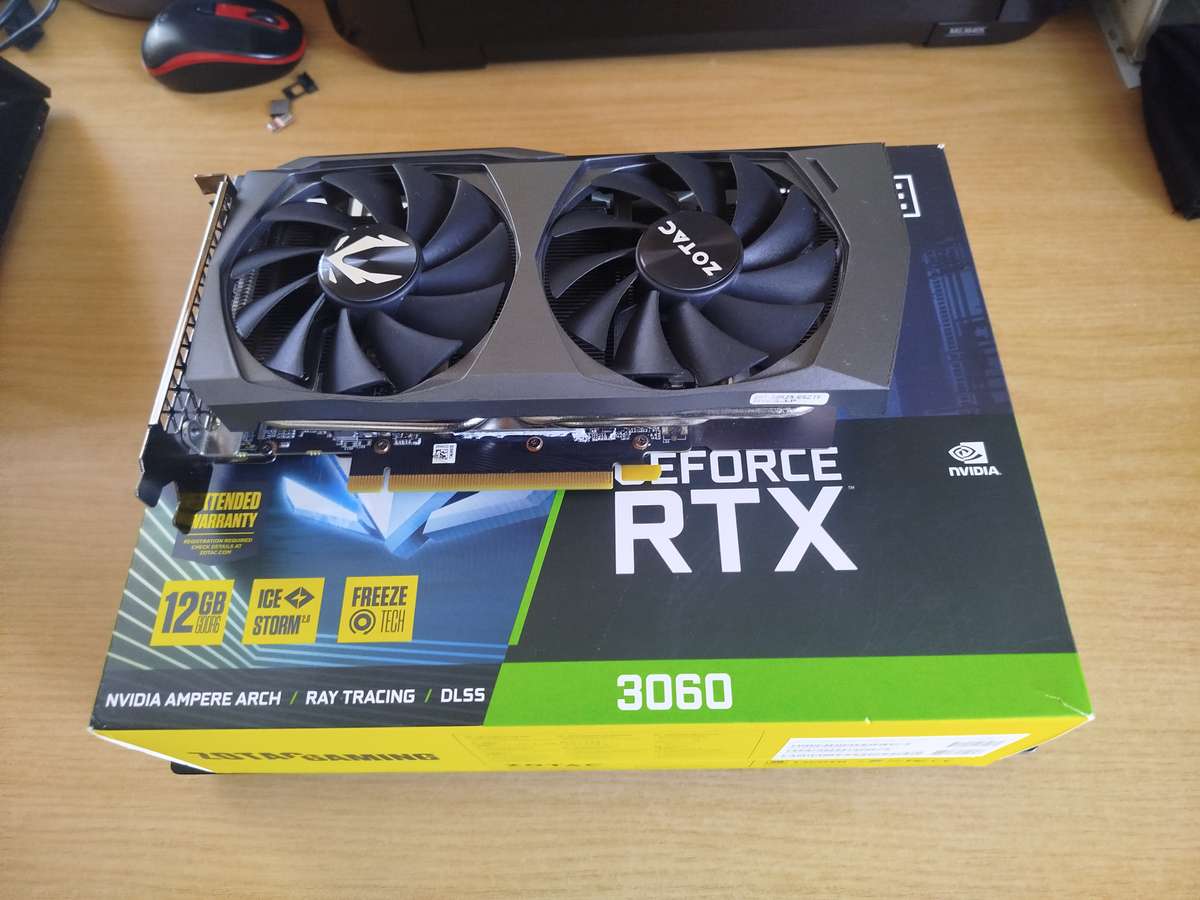 Nvidia RTX 3060 12gb Zotac GPU +Warranty