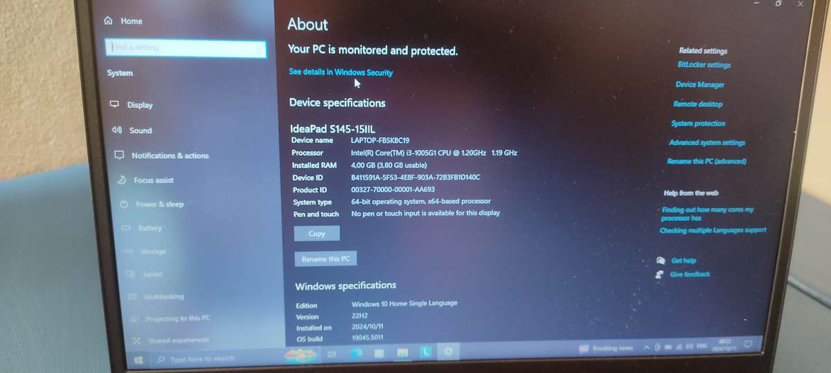 Lenovo i3 10 Gen Laptop