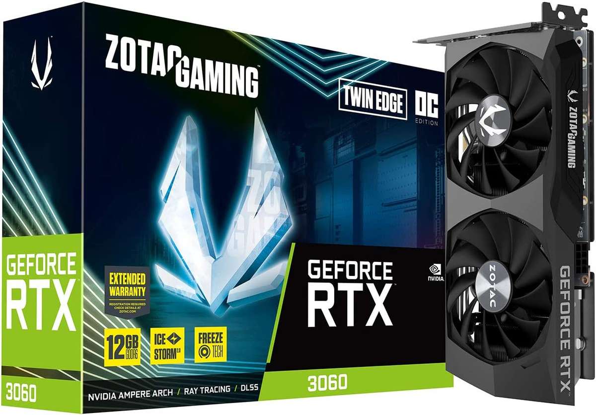 Nvidia RTX 3060 12gb Zotac GPU +Warranty