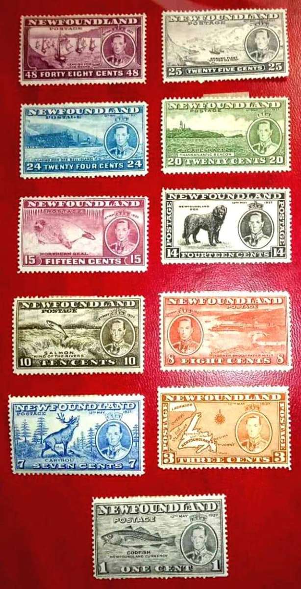 Newfoundland Stamps Complete Set
