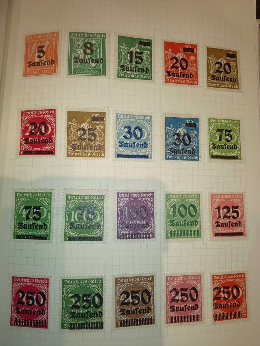 Germany Stamp Album high value