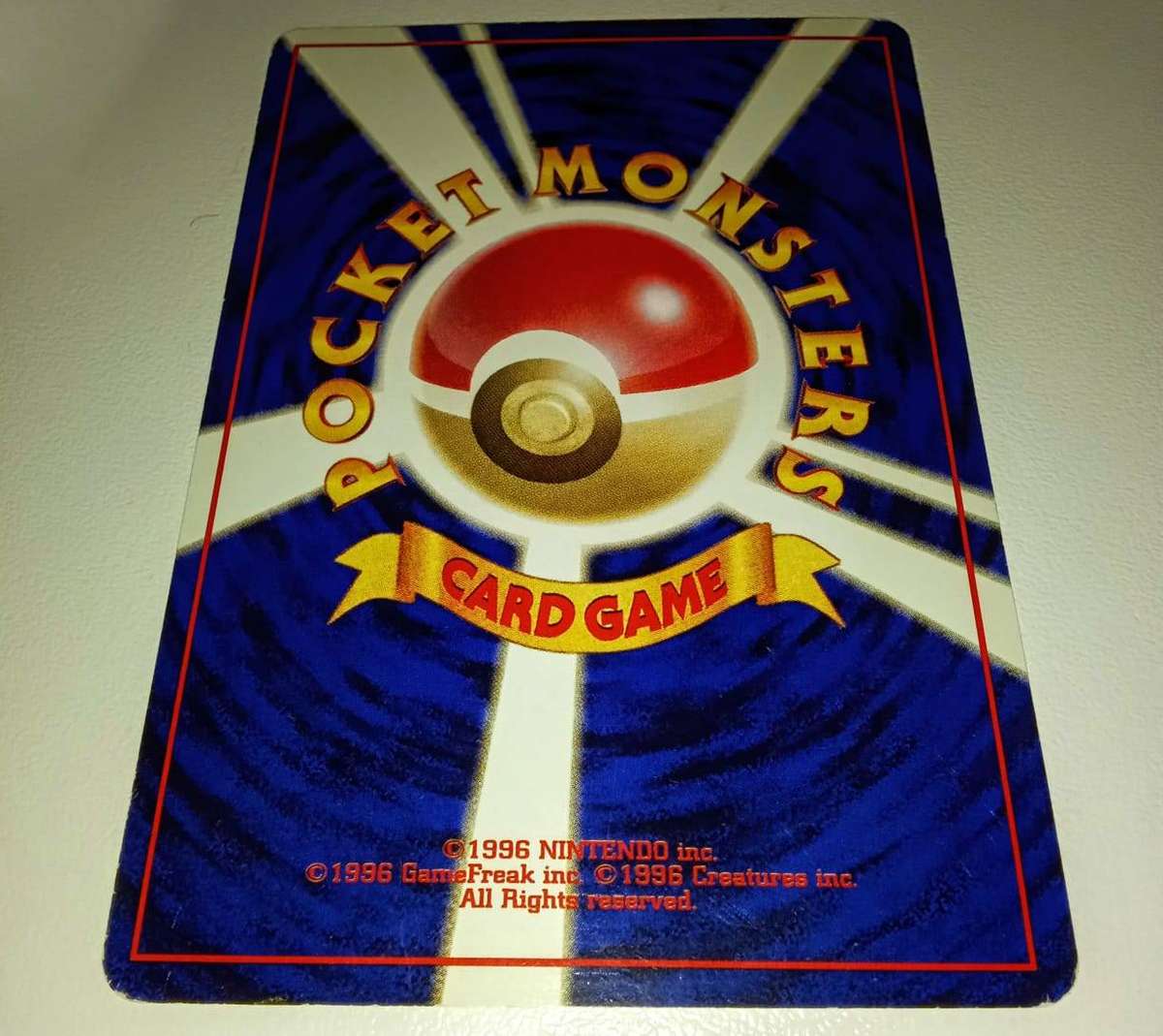 Marill Nintendo Japanese Promo Holo trading Card 1996