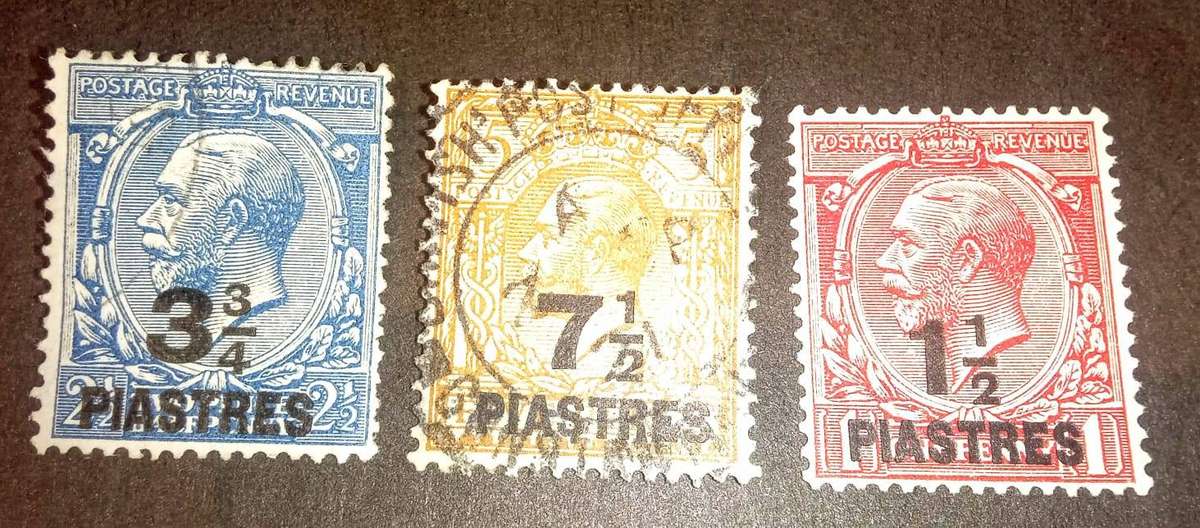 Great Britain Post Offices Abroad. Turkish Empire Stamps Bundle