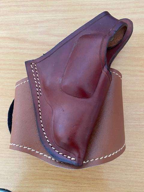 LEATHER ANKLE GUN HOLSTER