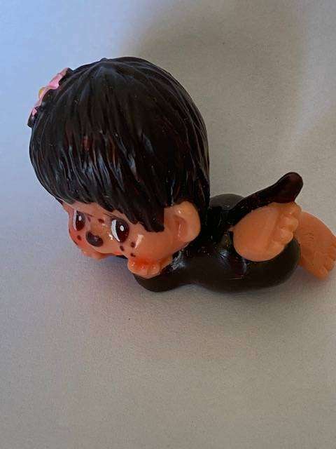 VINTAGE BABY MONCHICHI PVC FIGURINE 1971