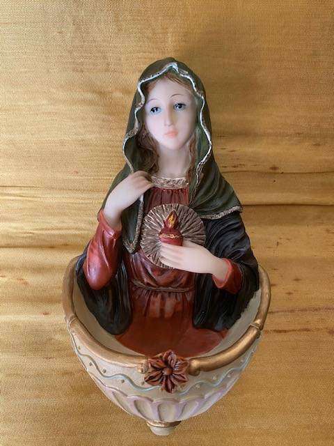 RELIGIOUS HOLY WATER WALL HANGER