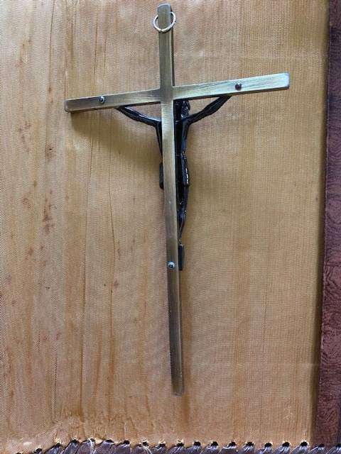 VINTAG SOLID BRASS CRUSIFIX