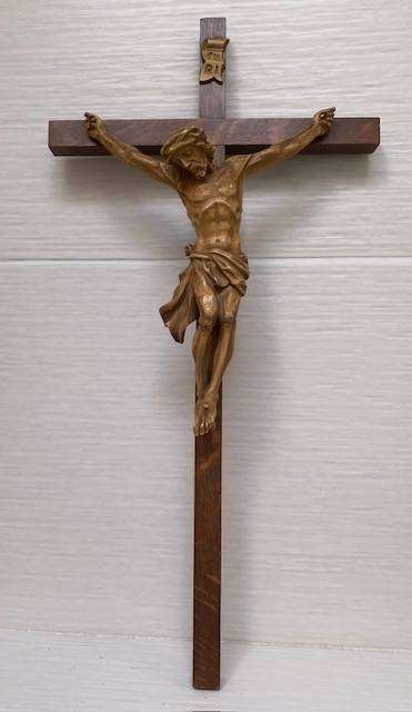 LARGE VINTAGE CRUSIFIX