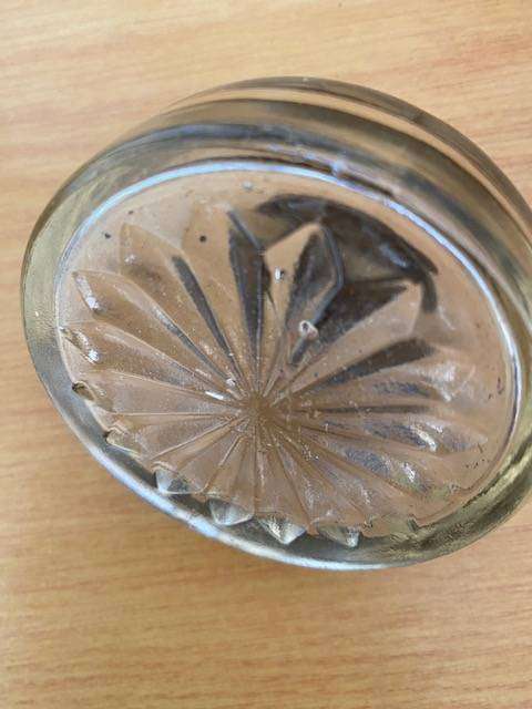 VICTORIAN BRASS AND GLASS INK WELLS