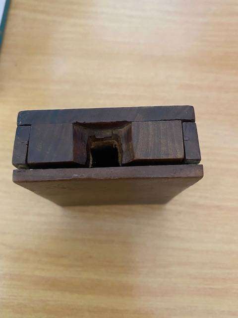 ANTIQUE WOODEN  POCKET WATCH HOLDER