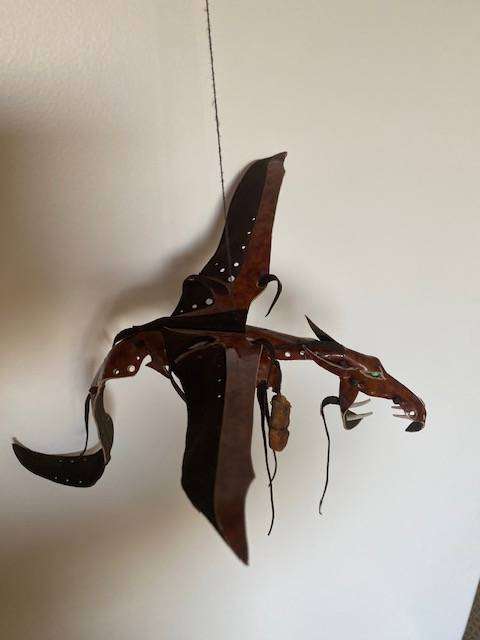 VINTAGE HANDMADE DRAGON MOBILE