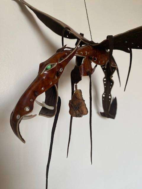 VINTAGE HANDMADE DRAGON MOBILE