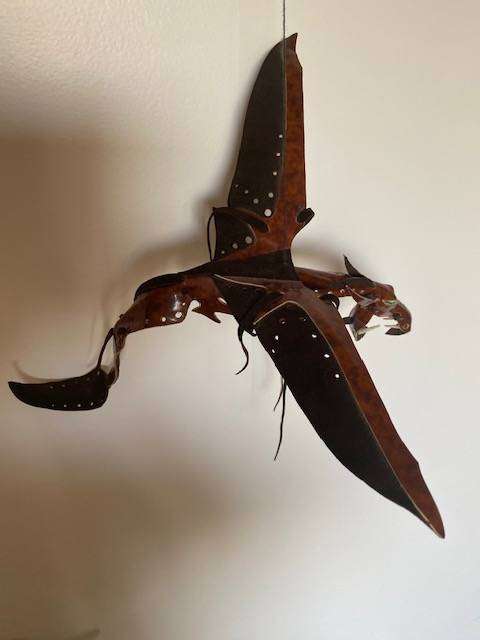 VINTAGE HANDMADE DRAGON MOBILE