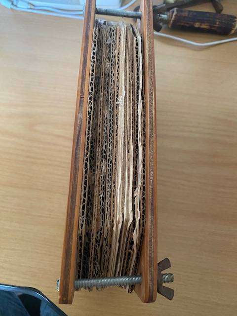 VINTAGE WOODEN FLOWER PRESS