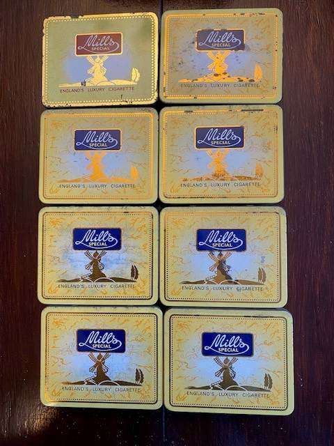 EIGHT MILLS SPECIAL CIGARETTE TINS