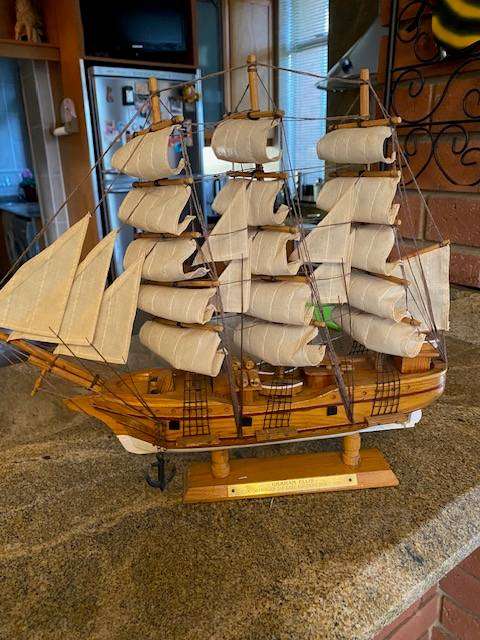 Beautiful Vintage Model Clipper Ship