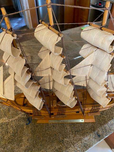 Beautiful Vintage Model Clipper Ship