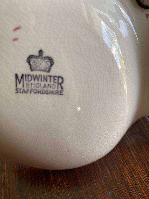 VINTAGHEE MIDWINTER STAFFORDSHIRE ENGLAND SET