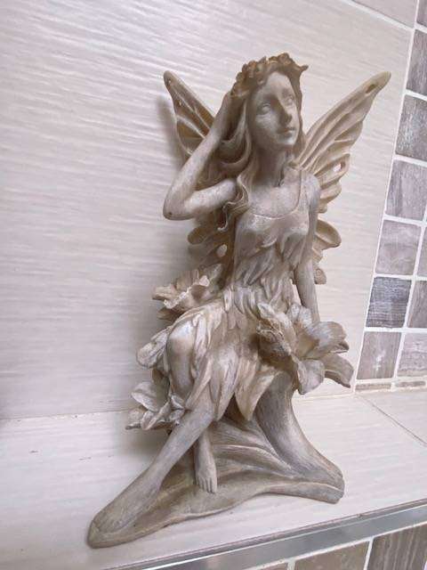 VINTAGE LARGE FAIRY FIGURINE