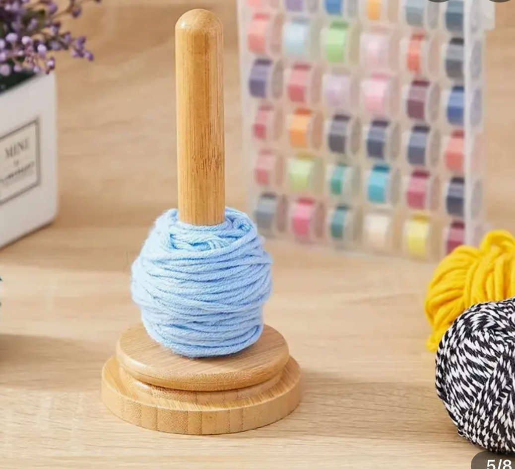 WOOL YARN SPOOL HOLDER FOR CHROCHET OR KNITTING