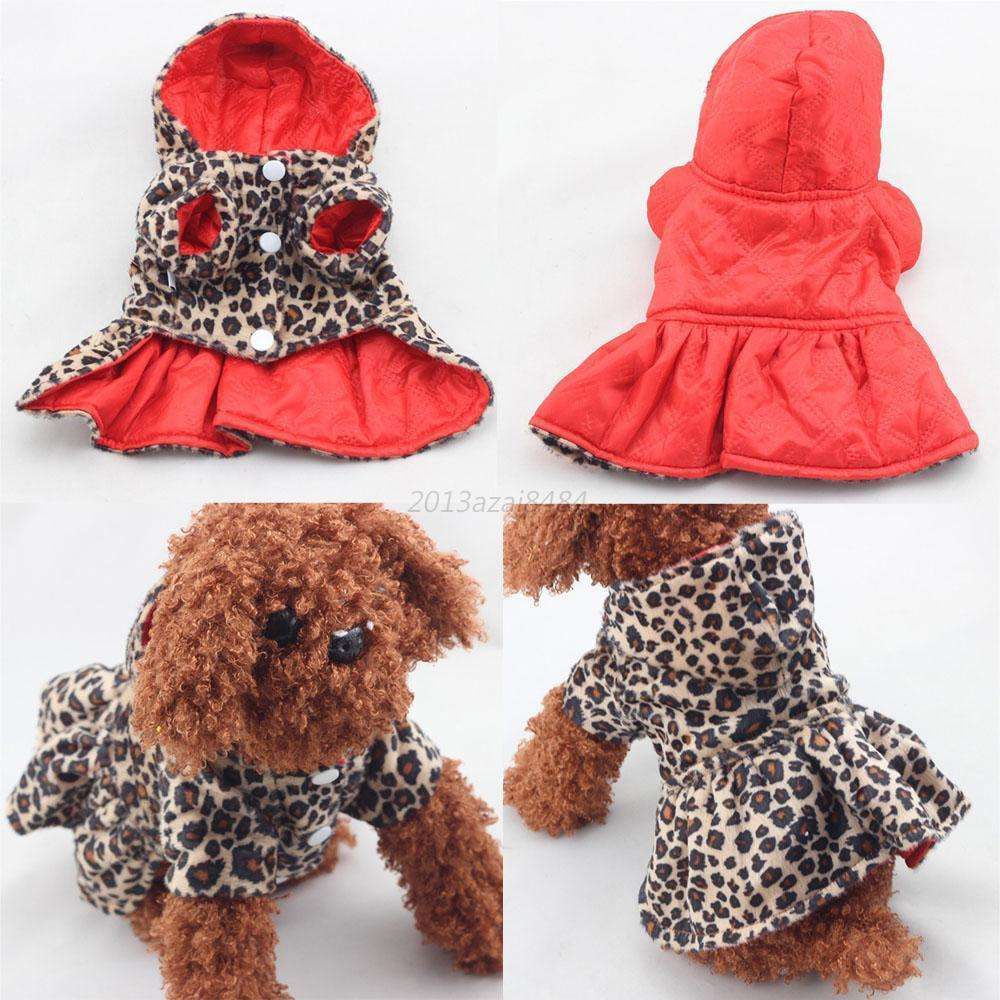 SNALL DOGGY ANIMAL PRINT WITH RED JACKET