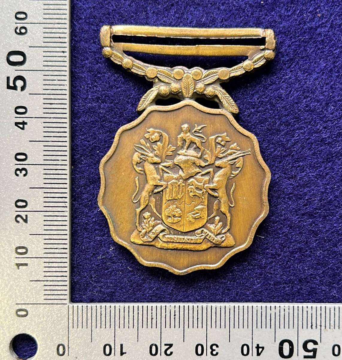 SADF Good Service Medal Bronze  Permanent Force  Full Size  No. 88182