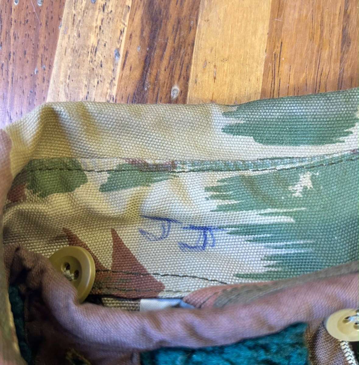 SAP 1st Pattern Camouflage Bush Jacket  John Rowett Rhodesia  1971  Rare