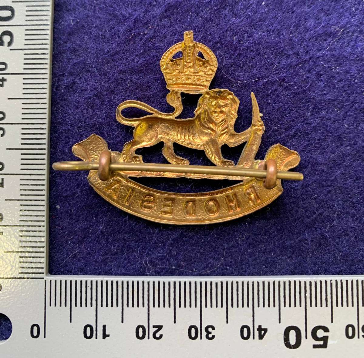 Rhodesian Staff Corps - Cap Badge - KC