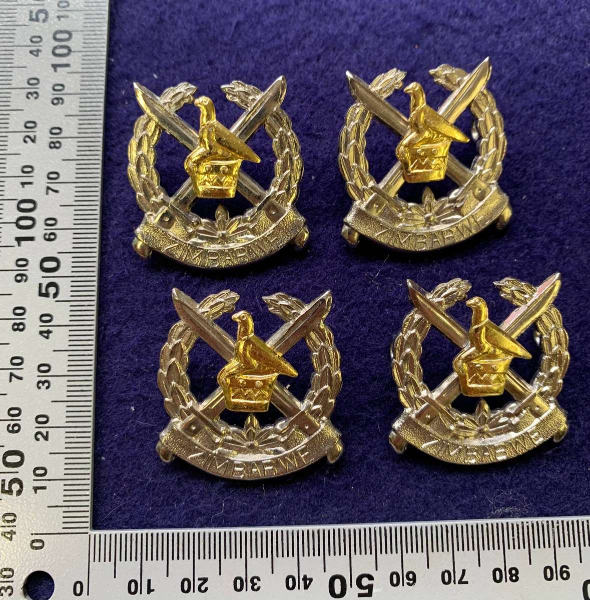 Rhodesia / Zimbabwe - ARMY Badges - Lot of 4