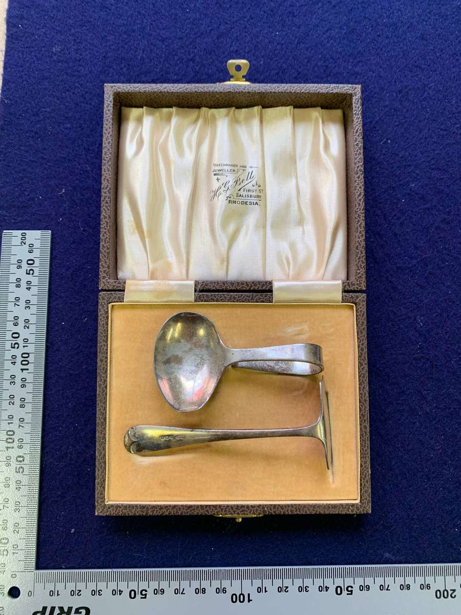 Baby Christening Set - Hallmark Silver - approx. 42 Grams