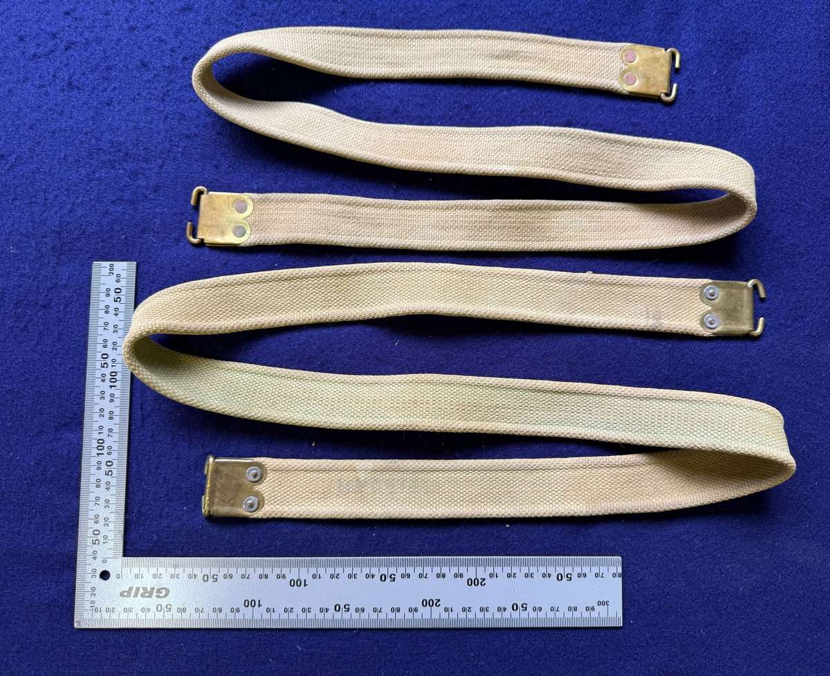 Rhodesian Canvas Rifle Slings - Lot of 2 - Period Pieces