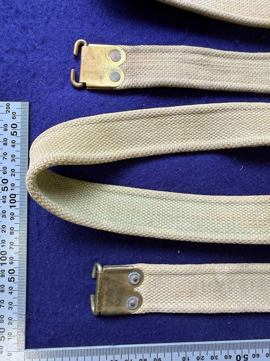 Rhodesian Canvas Rifle Slings - Lot of 2 - Period Pieces