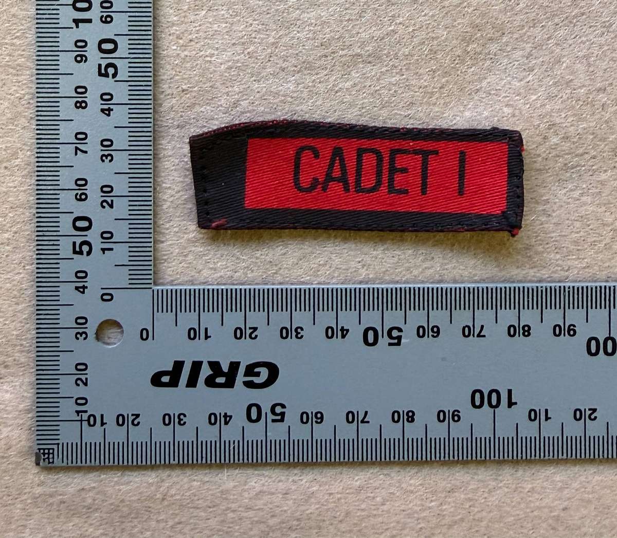 Rhodesia INTAF - RANK TITLE - CADET - Mid 1970s