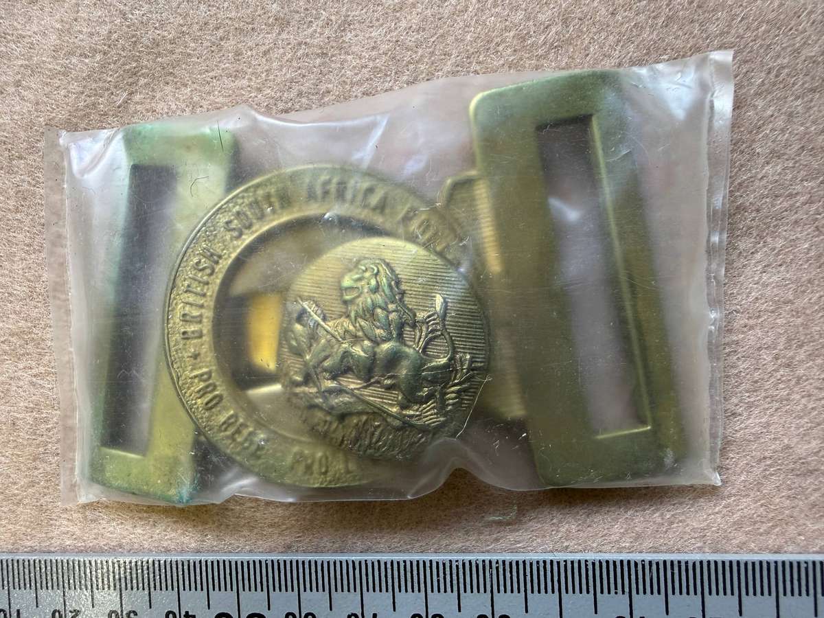 Rhodesia BSAP - Belt Buckle in Original Issue packaging