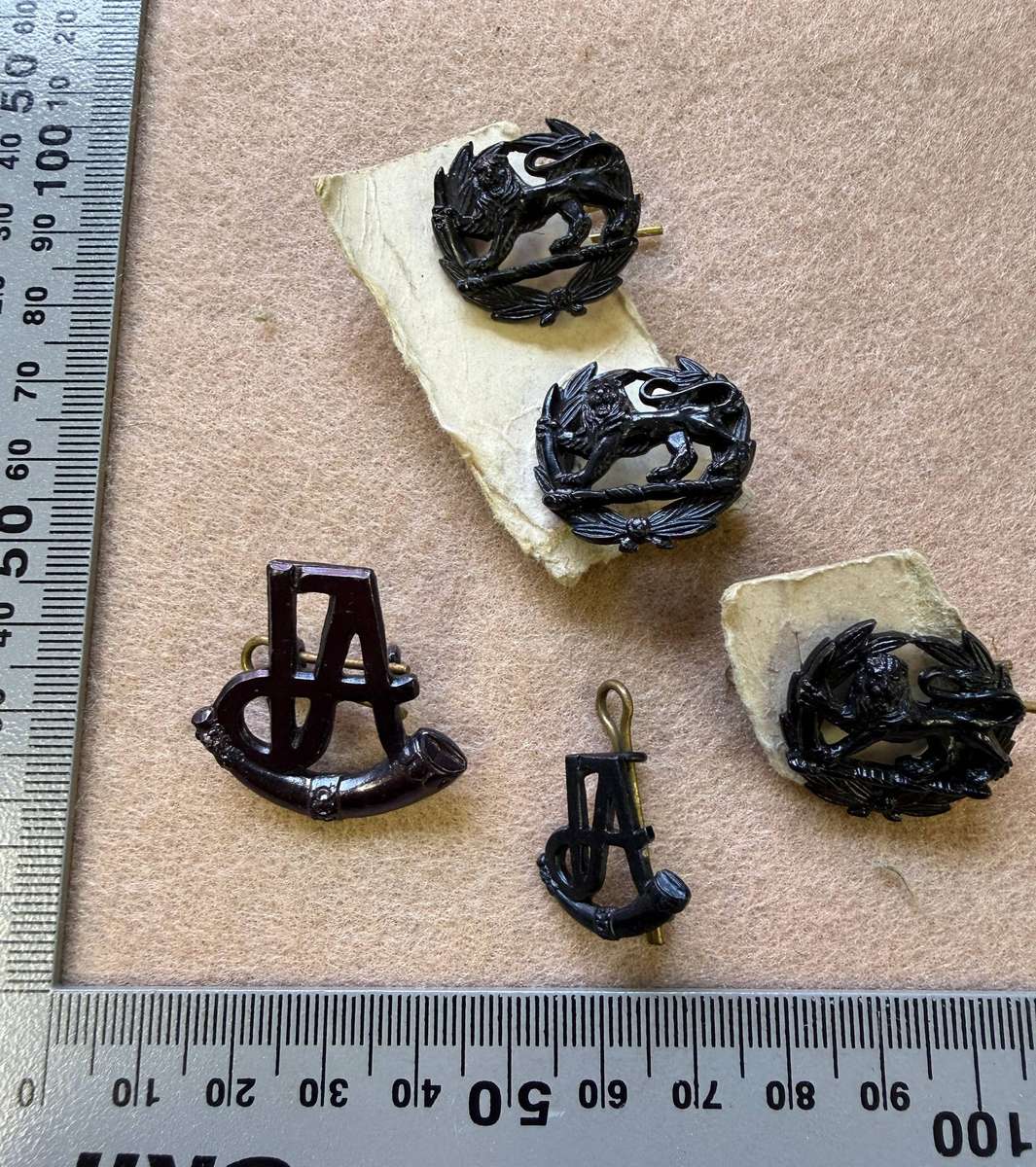 Rhodesia INTAF - Lot of Badges and Ranks - 1972 to 1980