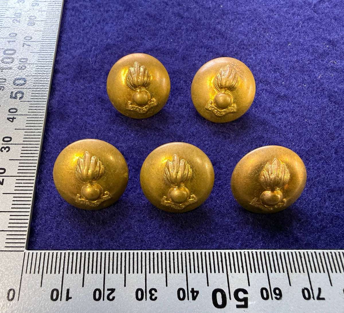 Rhodesian Buttons - Rhodesian Engineers - Metal Art, Pretoria (5 Buttons)