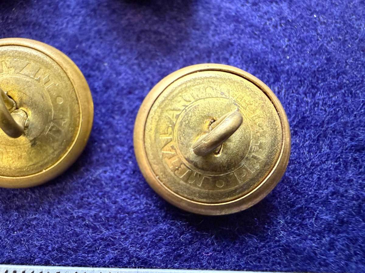 Rhodesian Buttons - Rhodesian Engineers - Metal Art, Pretoria (5 Buttons)