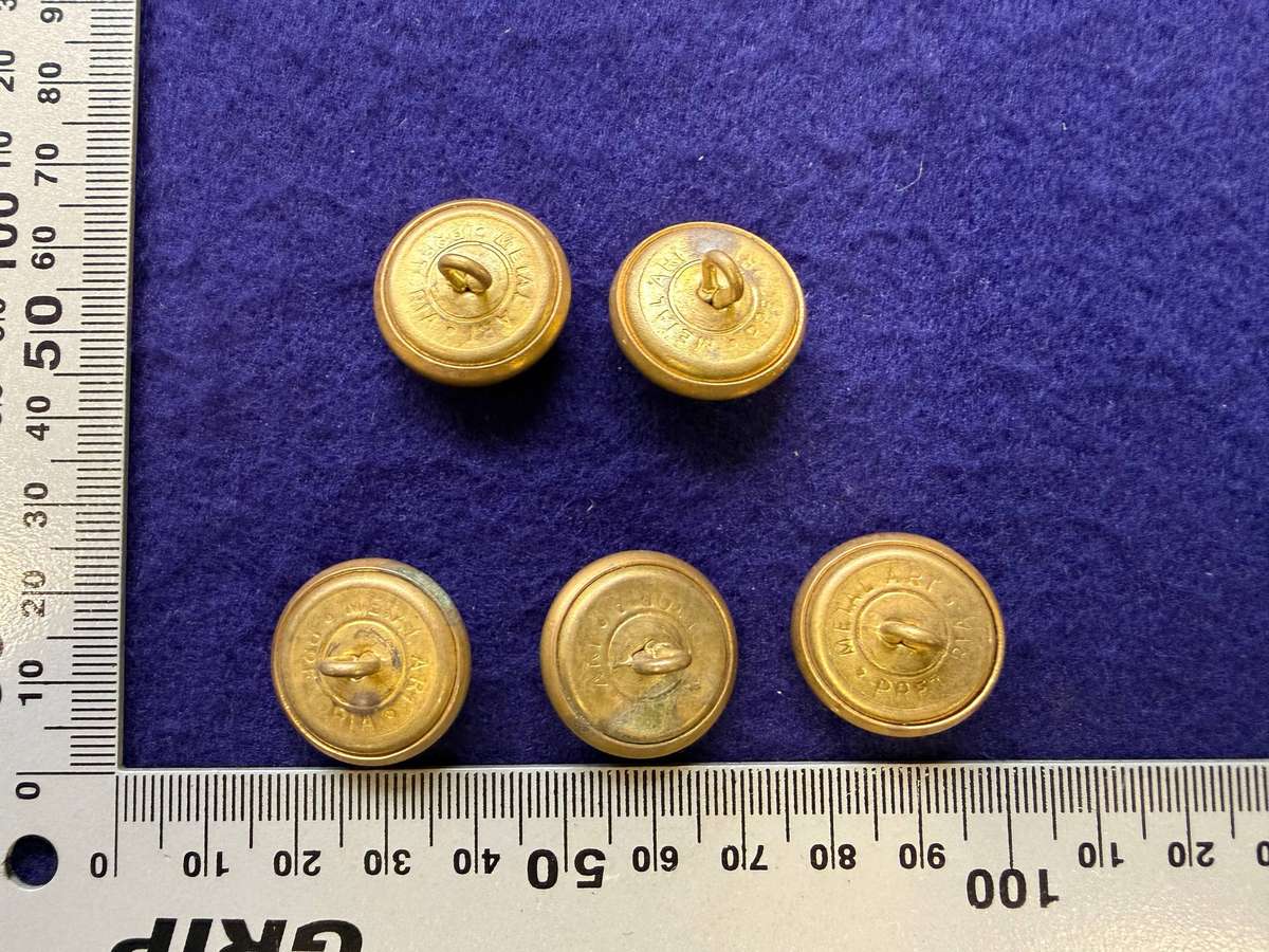 Rhodesian Buttons - Rhodesian Engineers - Metal Art, Pretoria (5 Buttons)