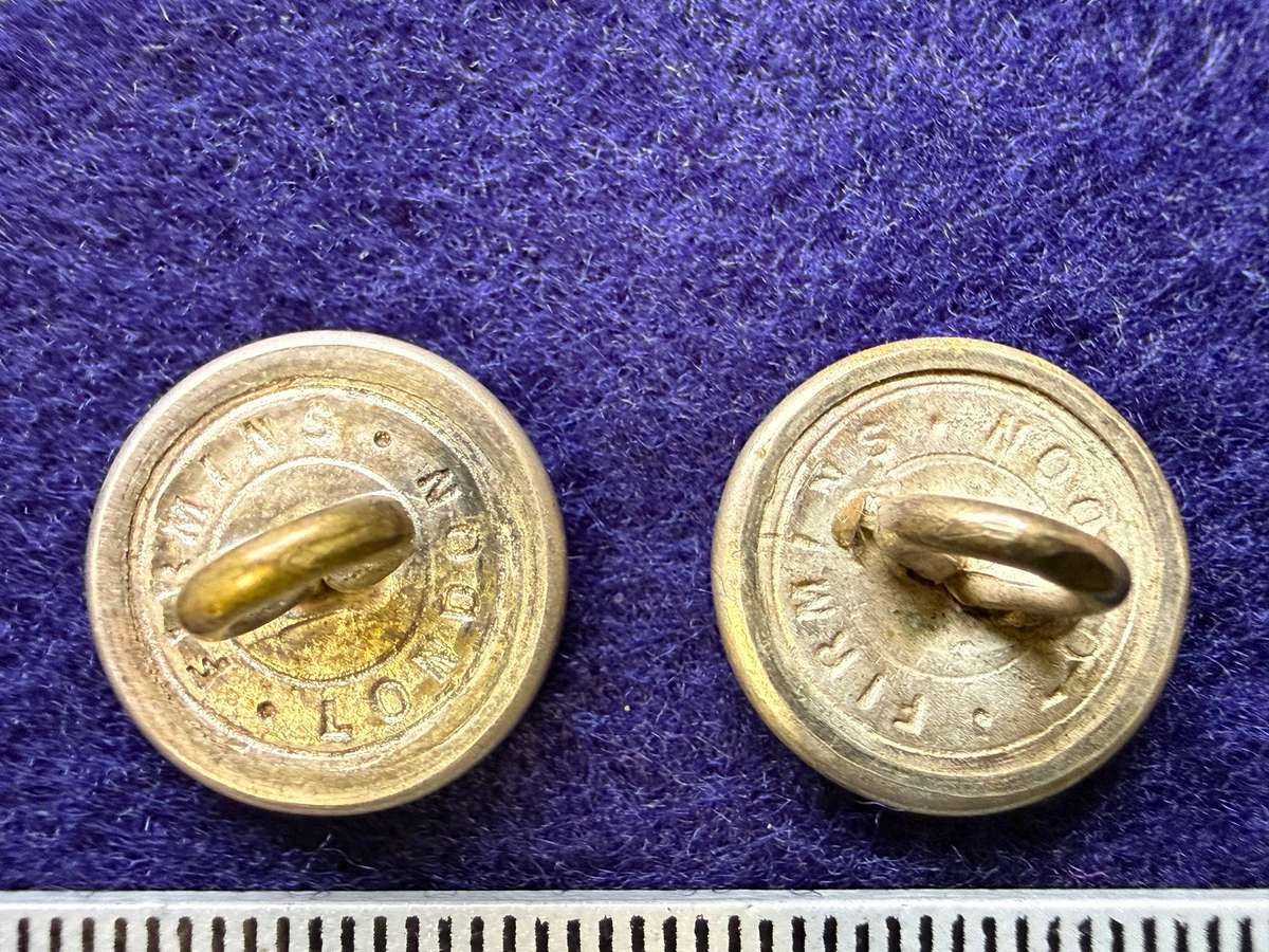 Rhodesian Buttons - General Army - KC/Other - FIRMIN, London (2 Buttons)