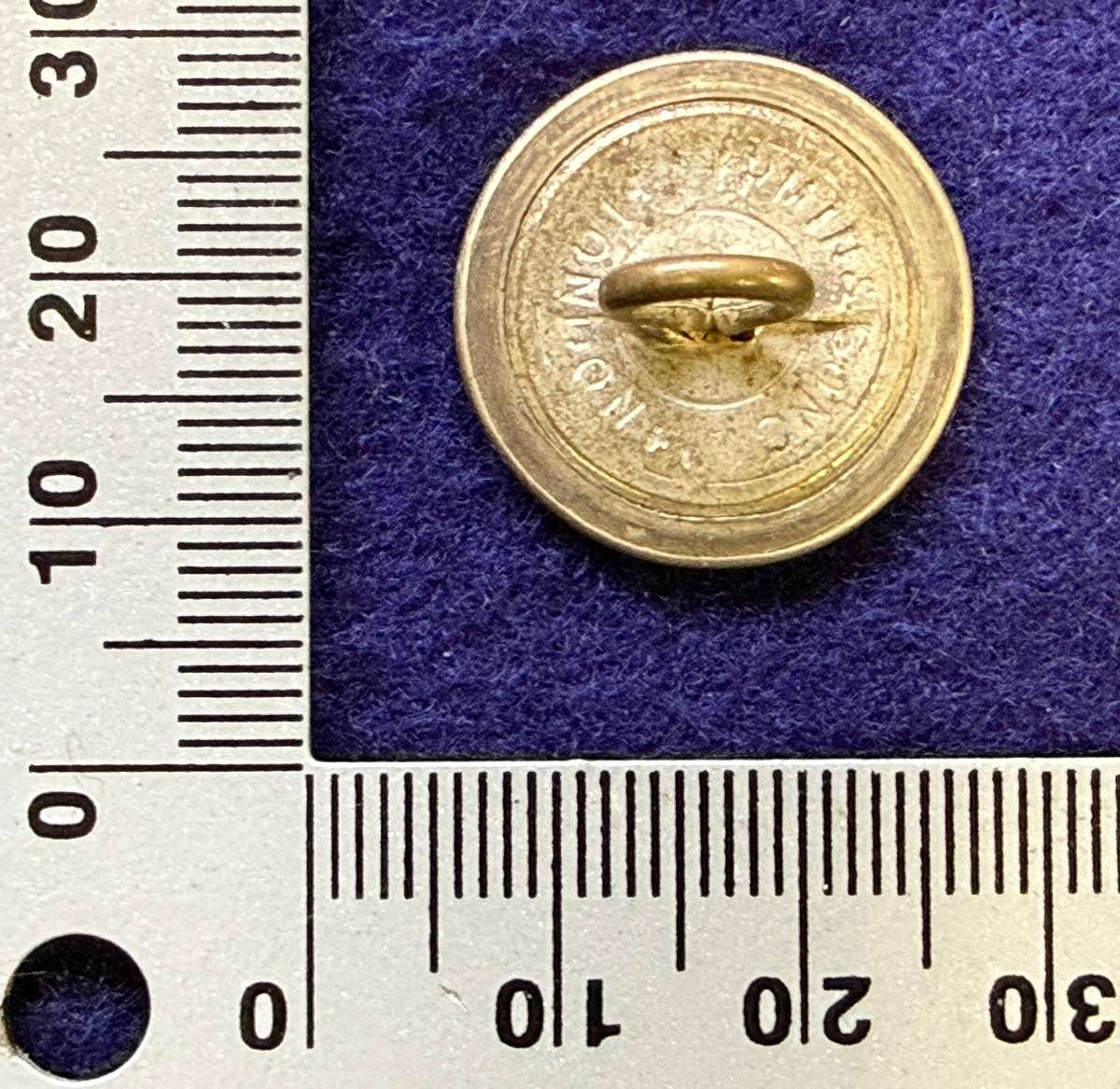 Rhodesian Buttons - General Army - KC - FIRMIN, London (1 Button)