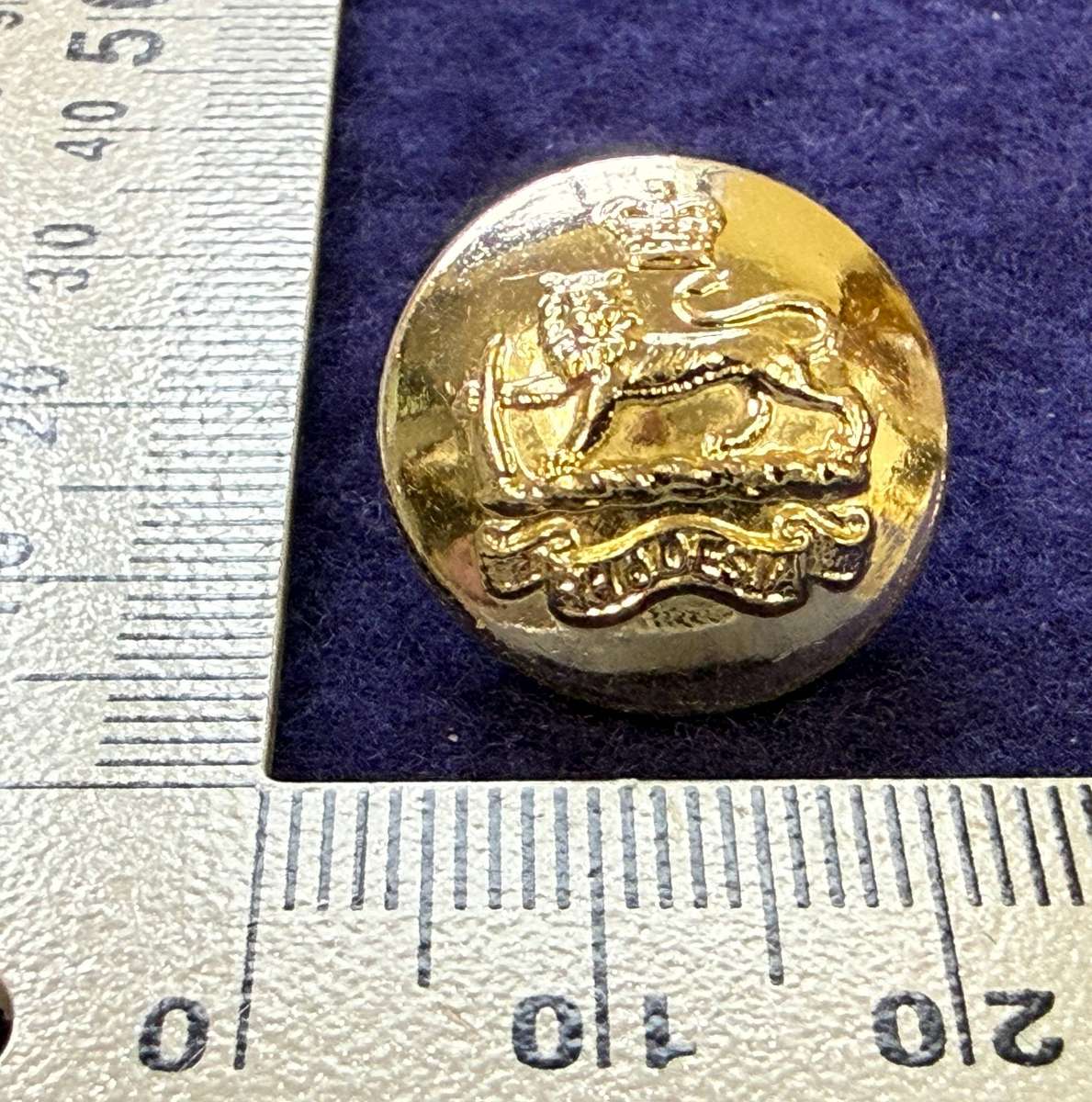 Rhodesian Buttons - General Army - QC (1 Button)