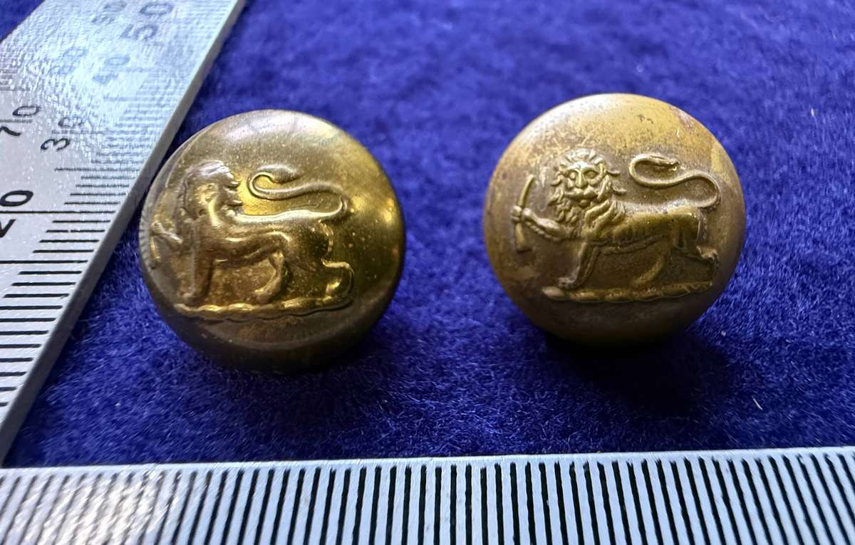 Rhodesian Buttons - General Army - FIRMIN & Sons, London (2 Buttons)