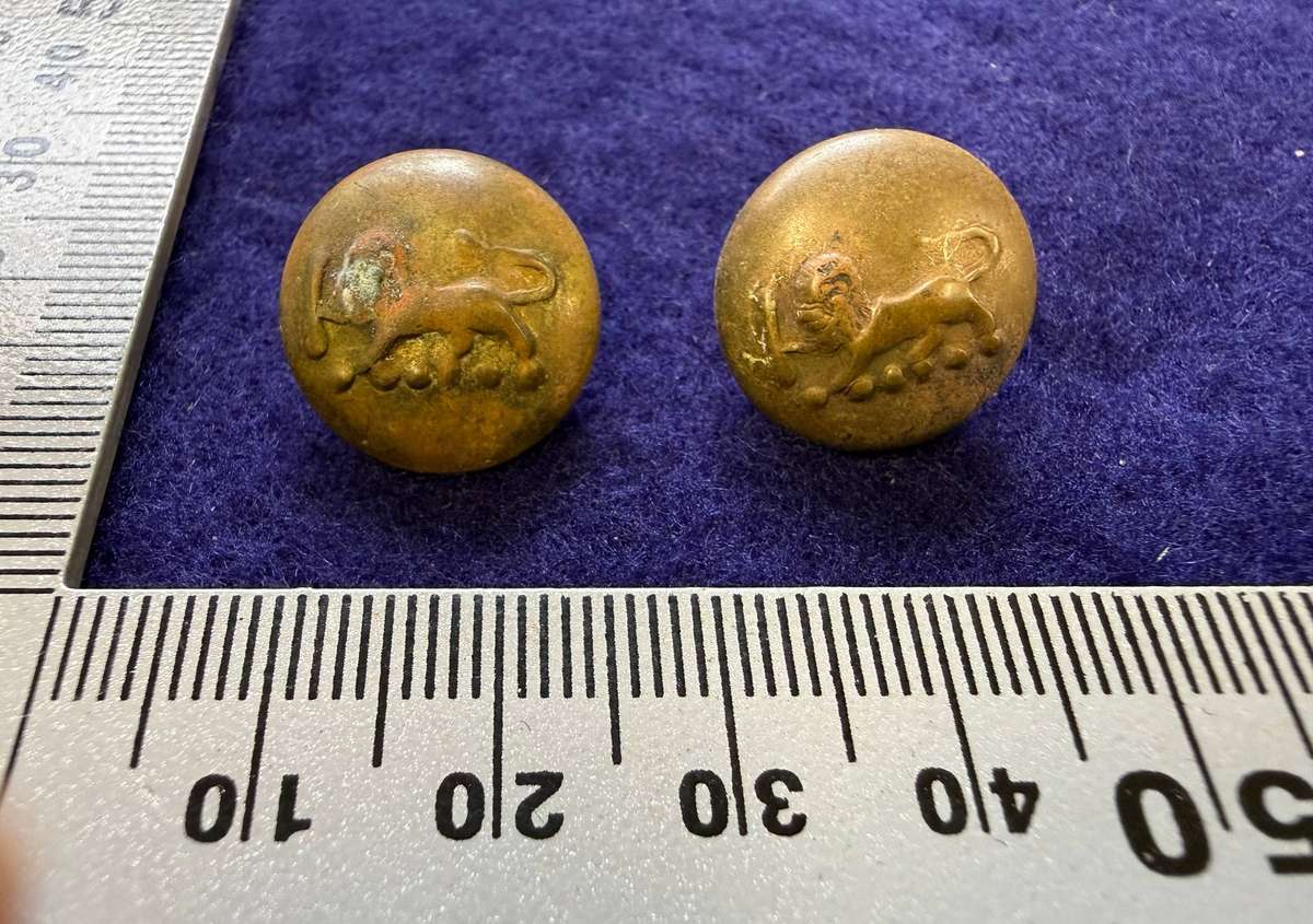 Rhodesian Buttons - General Army - Early Period (2 Buttons)