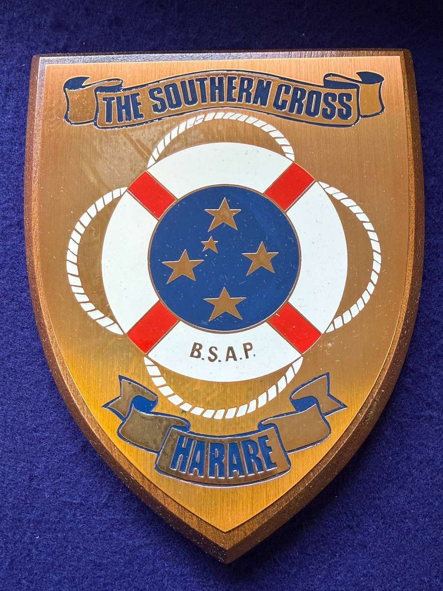 Rhodesian Plaques - THE SOUTHERN CROSS - BSAP